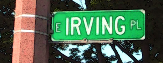 Irving Place Street Sign